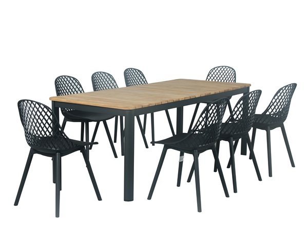 Seattle 9 Piece Outdoor Dining Setting